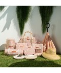 Picnic Round Plate Set |  Trailing Natives Tan